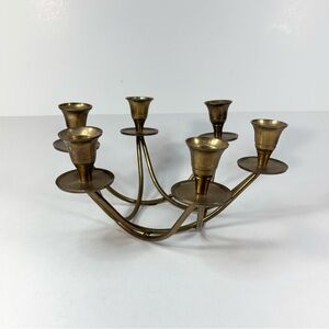 Elegant Brass Candelabra